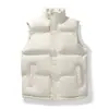 Chaleco acolchado negro para hombre, modelo nuevo, cálido y con forro de polar, chaleco de algodón sin mangas, chaleco engrosado para hombre