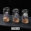 Cristal Natural Rocha Minério Amostra Garrafa dos Desejos Pedra Bruta Cristal Mineral Enfeites de Ensino de Ciência para Crianças Venda por Atacado