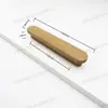 Manija de Madera Maciza Estilo Nuevo Chino Nórdico para Armario de Sala de Estar y Zapatero, Manija en T de Nogal Importado para Cajón de Dormitorio