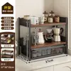 Suporte de armazenamento de copos, porta-copos de mesa, organizador de bancada de cozinha, expositor de xícaras de café e conjuntos de chá, pequeno suporte de copos de mesa