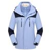 Procesamiento y Personalización de Chaqueta Delgada de Montañismo con Combinación de Colores Blanco y Negro, Simple, Moderna, Cálida y Cómoda Chaqueta de Felpa