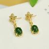 Brincos de Jade Hetian Natural Aiyu Brincos de Jaspe Verde Espinafre Joias de Jade para Mulheres Atacado Dropshipping S4011404