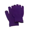 Productos de Alta Venta Transfronterizos en Stock: Guantes Calientes de Invierno de Cinco Dedos, Guantes Mágicos de Color Sólido, Guantes Tejidos del Fabricante