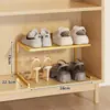 Zapatero ahorra espacio, herramienta mágica para guardar zapatos, estante, zapatero, panel divisor incorporado, estante de almacenamiento multicapa funcional