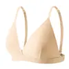 Zhanrun Cross-Border Br01 Dd02 Conjunto de Lingerie Feminina Sem Costura Sem Aro Respirável com Bojo Triângulo Lingerie em T