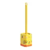 Juego de Cepillo para Inodoro, Cepillo Suave de Cerdas para el Hogar, Sin Esquinas Muertas, Cepillo de Limpieza con Mango Largo con Base para Baño e Inodoro