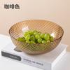 Plato de Frutas PET Transparente de Alto Valor de Color Plato Plano Plato de Frutas Creativo Plato Phnom Penh Plato para el Hogar Sala de Estar Plato para Alimentos de Frutas Secas