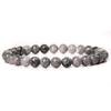 Pulsera unisex sencilla de alta gama para viajeros, con cuentas de piedra calientes de 6 mm transfronterizas de Europa y Estados Unidos, cuerda elástica para hombre y mujer que combina con todo.