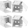 Venezianas persianas em ambas as extremidades da instalação de acessórios de código de ferro branco 25MM1 polegadas suporte de instalação de ferro código de instalação fabricantes de peças