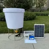 Alimentador Timer Solar Pombo Frango Pato Ganso Cachorro Peixe Camarão Dispensador Elétrico Ração Frango Alimentador de Aves