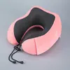 Almohada en Forma de U Espuma Viscoelástica Almohada para el Cuello Almohada para la Columna Cervical Almohada para el Cuello Almohada en Forma de U para el Cuello Almohada de Viaje Tela Magnética Almohada para la Columna Cervical Avión Memoria