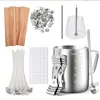 Panela para Derreter Cera de Velas Panela para Despejar Cera Bico Antigotejamento Dispositivo de Posicionamento Central para Pavio de Vela Vela DIY