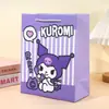 Saco de Presente Sanrio Oficialmente Licenciado Kuromi Kuromi Saco de Papelão Branco Saco de Presente Saco para Doces de Halloween