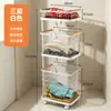 Cesta de Ropa Sucia de Tres Niveles para el Hogar Transfronteriza, Estante de Almacenamiento para el Hogar, Cesta Móvil de Almacenamiento de Ropa Sucia para el Baño, Cesto Azul para Ropa Sucia