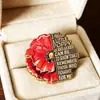 Nuevo Broche Creativo de Aleación de Zinc, Insignia Conmemorativa Cultural y Creativa Patriótica, Insignia Metálica Marea Roja de Zhou Wu