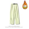 Oferta especial: Pantalones de esquí de alto volumen, color liso, versátiles, unisex, adecuados para temperaturas por debajo de -20 grados, pantalones de montañismo a prueba de viento