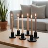 Portavelas Modernos Simples Creativos de Vidrio Negro Adornos para Hogar y Hotel Accesorios y Props de Fotografía Decoración Romántica de Boda