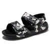 Zapatos Nuevos de Primavera 2021 para Niños Transfronterizos Sandalias de Bebé para Exteriores de Eva Chanclas con Velcro y Lazo Camuflado para Hombres y Mujeres