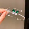 Pulsera Elegante Estilo Francés con Circonita, Pulsera Estilo Palacio Retro, Lujo Ligero, Moda de Alta Gama, Joyería Versátil para Mano al por Mayor