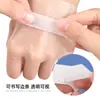 Parche de Apósito Transparente Impermeable de PU Más Vendido de Amazon 6*7cm Parche Visual Invisible de Código Ajustable Parche Fijo para Apósito