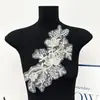 Novo Patch de Tecido com Fita de Malha Roxa para Vestidos, Acessórios de Roupa de Dança Infantil, Aplique Bordado com Lantejoulas, Acessórios para Vestuário