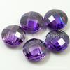 Wuzhou Haoshi Venta al por mayor En stock Zircón Redondo Color Champaña Doble Tortuga Cubic Zirconia de Colores Facetada Piedras Sueltas