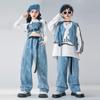 Roupas de Jazz Dance para meninas, doces e estilosas, outono e inverno, infantis e femininas, para apresentações em grupo, borboleta, coração, hip hop infantil, passarela, roupas da moda