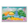 Postal de Nanjing Postal con Brillo Tarjeta Palacio Presidencial Templo de Confucio Templo Jiming Librería Sello de Correos Souvenir