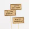 Tarjeta de Pastel Pequeño Fresco Mori Amor Papel Kraft Pastel Feliz Decoración de Pastel Tarjeta Insertable Suministros para Hornear