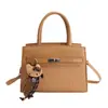 Bolsa cuadrada pequeña de estilo europeo y americano para mujer, para ir al trabajo, nueva moda 2026, chic, simple, de mano, elegante, de hombro y cruzada