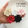 Flor de Hibisco, Flor de Peônia, Acessórios de Flor de Resina, Acessórios de Cabelo Artesanais DIY, Materiais para Decoração de Sapatos, Flor de Camélia