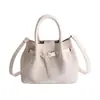 Bolsa de Mão Quadrada Pequena Casual Simples Estilo Coreano para Mulheres Nova Moda Primavera 2026 Bolsa de Ombro Transversal com Textura de Alto Padrão