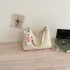 Bolso tipo cubo liso de moda y versátil para mujer, elegante y chic para el uso diario, bolso de hombro para ir al trabajo