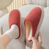 Chinelos de Algodão para Mulheres no Inverno para Uso Interno Resistentes ao Desgaste Sola Macia Quente para Casa Casal Casa Outono e Inverno Novos Chinelos de Algodão para Homens