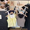 Camisola Sexy de Primavera e Verão, Peça Externa Slim, Costas Bonitas com Laço, com Bojos, Roupa Íntima Anti-Exposição Feminina, Fabricante