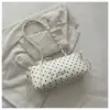 Bolsa de Mão Minimalista de Bolinhas de Nicho Bolsa Baguete de Ombro para Mulheres Moda Verão 2026 Nova Bolsa Tote de Ombro Único para o Dia a Dia