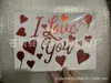Pegatinas Congratulatorias en Inglés para una Pronta Recuperación, Pegatinas de Agradecimiento, Pegatinas Transparentes para Globos de San Valentín
