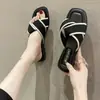 Pantuflas para Mujer de Verano para Exteriores, Moda para Salir Nuevo Estilo 2025, Suela Plana Suave Versátil, Pies sin Cansancio, Pantuflas de Hada Antideslizantes