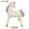 Globo de Unicornio Estéreo Ins Decoración de Fiesta de Cumpleaños para Niños Niña Bebé Globo de Película de Aluminio