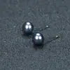 Brincos de Pérola de Água Doce Naturais Joias Agulha de Prata S925 Piercing na Orelha Simples Leve Luxo Estilo Nicho Brincos Versáteis