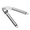 Espremedor de Alho Manual Doméstico Aço Inoxidável Amassador de Alho Cozinha Doméstica Amassador de Alho Descascador de Alho Espremedor de Alho Alho Amassado Alho
