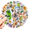 Transfronterizo Nuevo 50 Animales de Dibujos Animados Banda Fácil de Arrancar Pequeñas Orejas Pegatinas de Graffiti Pegatinas de Animales de Moda para Tocar Instrumentos Musicales