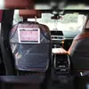 Bolsa de Almacenamiento para Asiento de Coche, Alfombrilla Antipatadas, Organizador Multifuncional para Coche con Bolsillo para iPad, Protector Impermeable y Antisuciedad para el Respaldo del Asiento Trasero