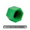 Tapón de Rosca Exterior de 4 Puntos PPR 20 25 Tapón de Rosca de 6 Puntos Tapón de Tubo de Plástico de Rosca Exterior PPR Tapa de Tubo Accesorios para Tuberías de Agua con Anillo de Goma