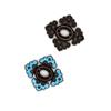 W60803 Cobre Nuevo Estilo Chino Hecho a Mano DIY Color de Noche Accesorios Básicos Adornos para el Cabello Materiales Hanfu 27*29mm