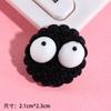 Funda para Teléfono Móvil de Galleta de Crema de Ojos Grandes para Niños de Dibujos Animados Pasador para el Cabello Japonés-Coreano Cuerda para el Cabello Hecho a Mano Accesorios DIY Resina Comida Jugar