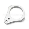 Motocicleta universal titanio tamaño 30 mm -- 60 mm amortiguador delantero modificado regla de titanio soporte de amortiguador de dirección código fijo