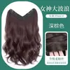 Peluca de Cabello Largo para Mujer, Extensión de Cabello de Una Pieza para Mayor Volumen, Cabello Esponjoso Realista, Extensión de Cabello en Forma de V Sin Costuras, Cabello Rizado, Postizo de Cabello de Onda Grande