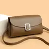 Bolso Nuevo para Mujer 2026: Bolso de Hombro y Cruzado, de Alta Gama, Sencillo, con Textura de Patrón de Lichi, Moderno y Versátil