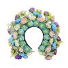 Grampo Flor L04 Acessório de Cabelo Wai Estilo Étnico Hanfu Flor de Seda Dupla Face Tiara de Flor Artificial Flor Artificial Tiara para Foto Guirlanda Acessórios de Cabelo